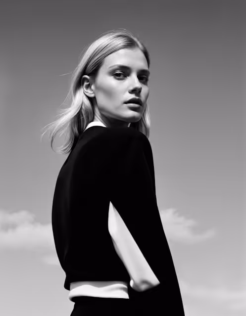 Modern Monochrome Portrait