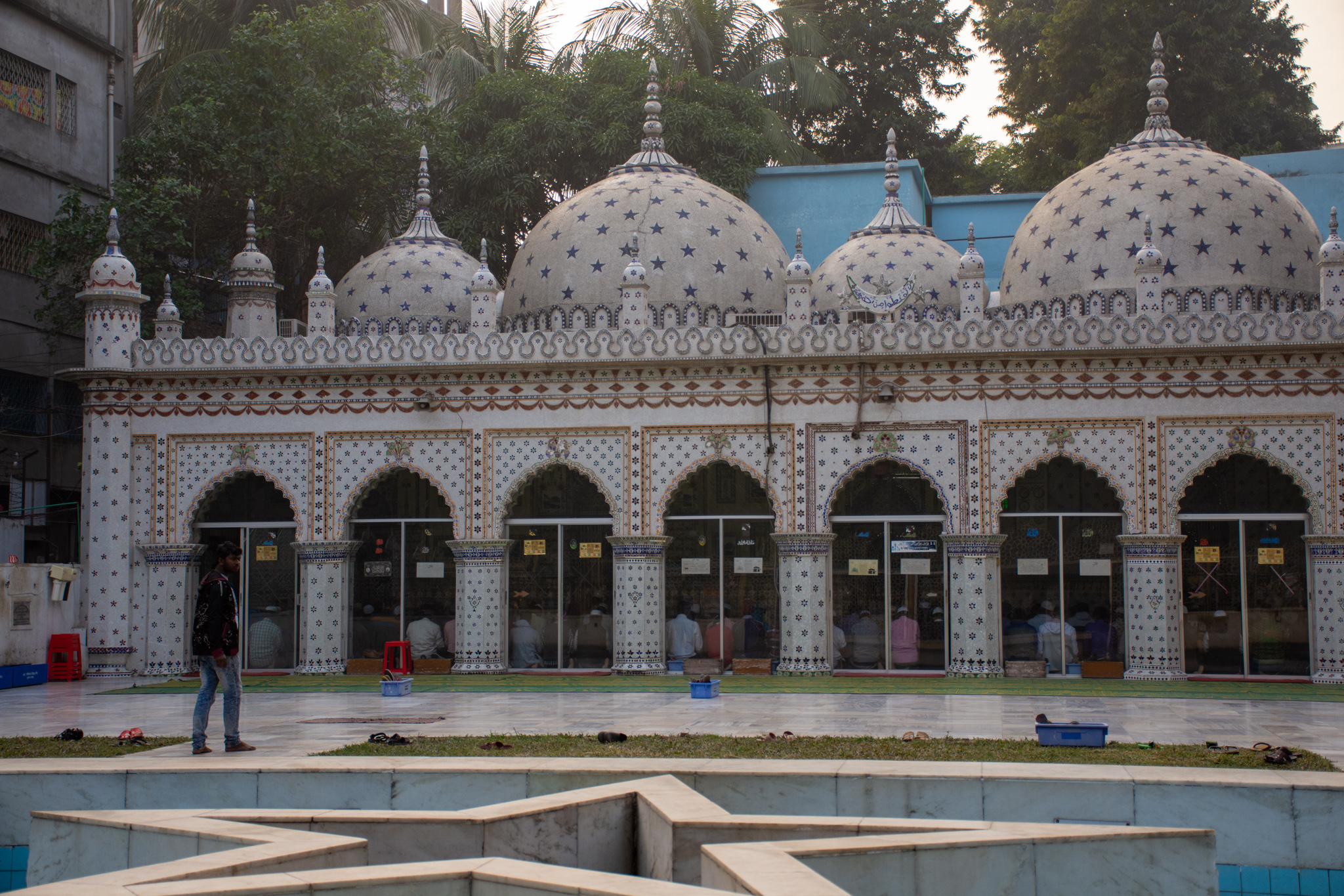 Star mosque in Dhaka, Bangladesh.
