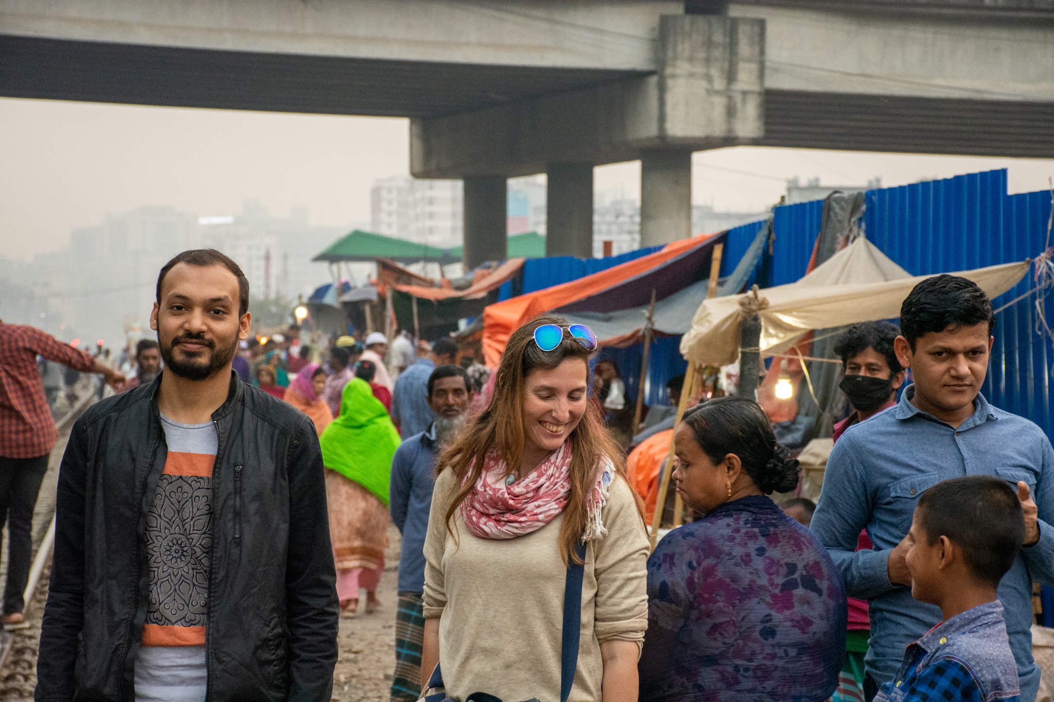 Tourist in dhaka, bangladesh.