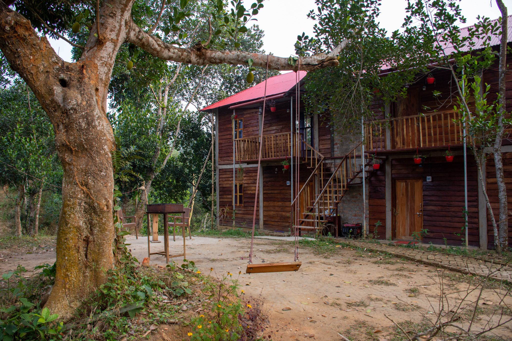 Front view of hotel in sreemangal