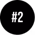 White text displaying '#2' on a black background.