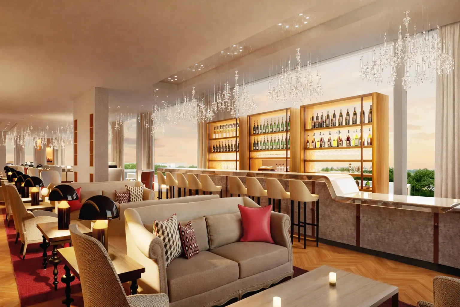 Agencement intérieur Royal Champagne Hotel & Spa — Les Ateliers de Reims