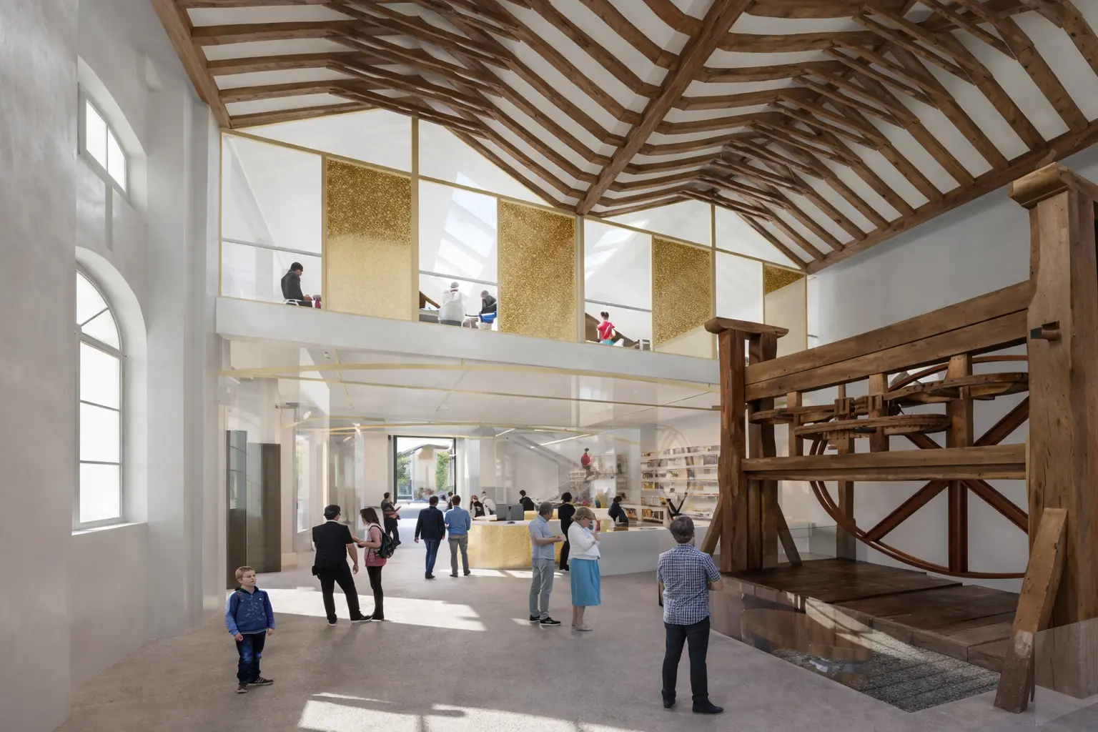 Restauration et agencement Château Perrier, Épernay — Les Ateliers de Reims