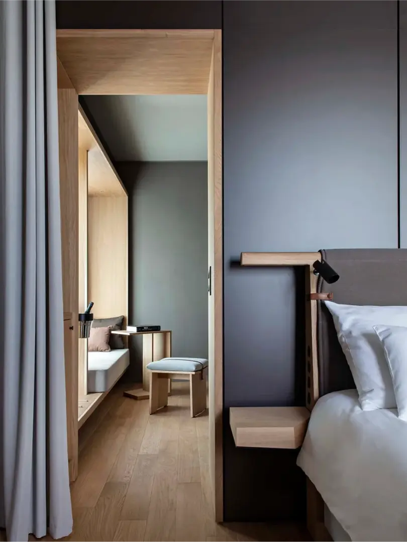 Menuiseries intérieures Hôtel Loisium Champagne, Mutigny — Les Ateliers de Reims