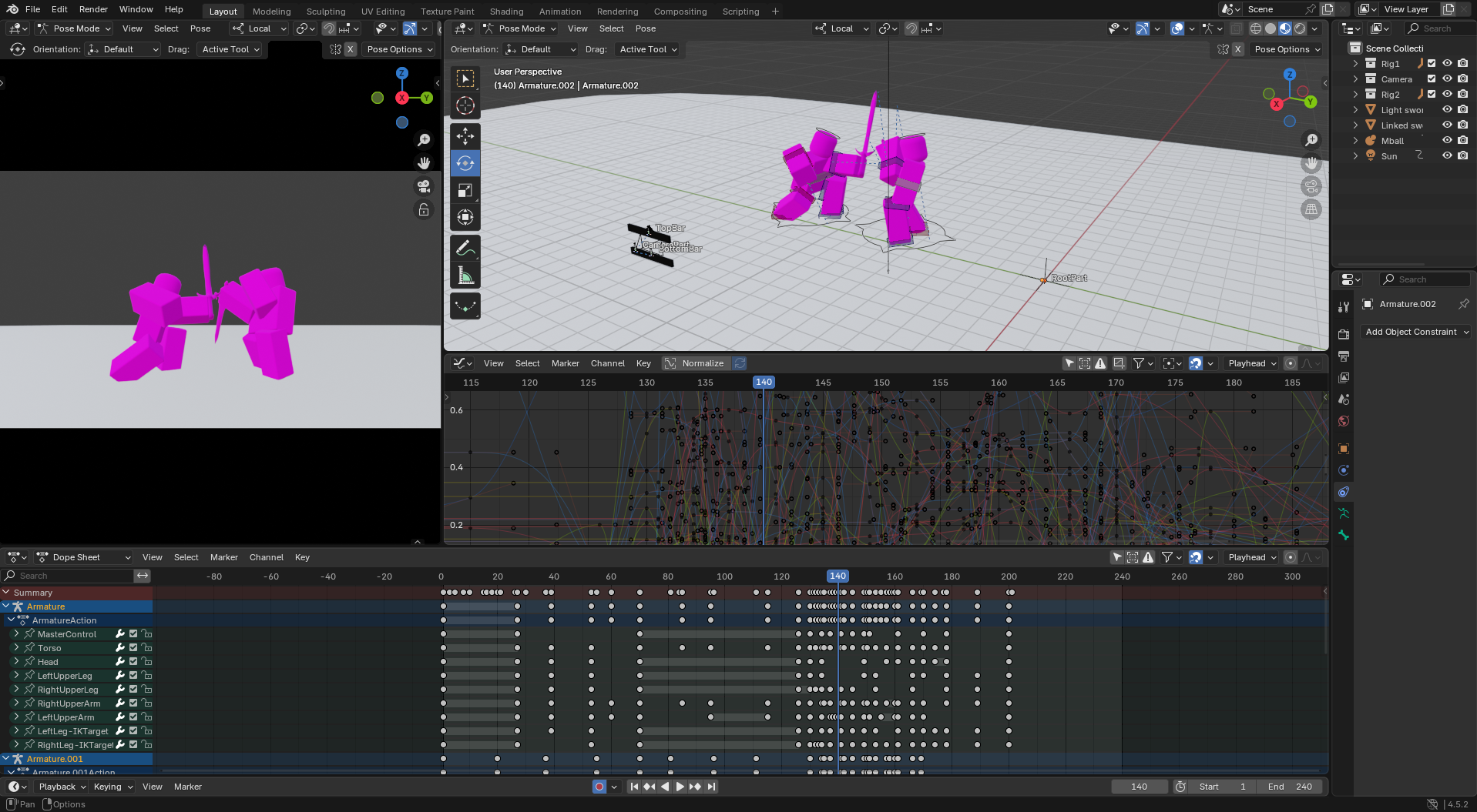 [digital project] image of action scenes for a game development company