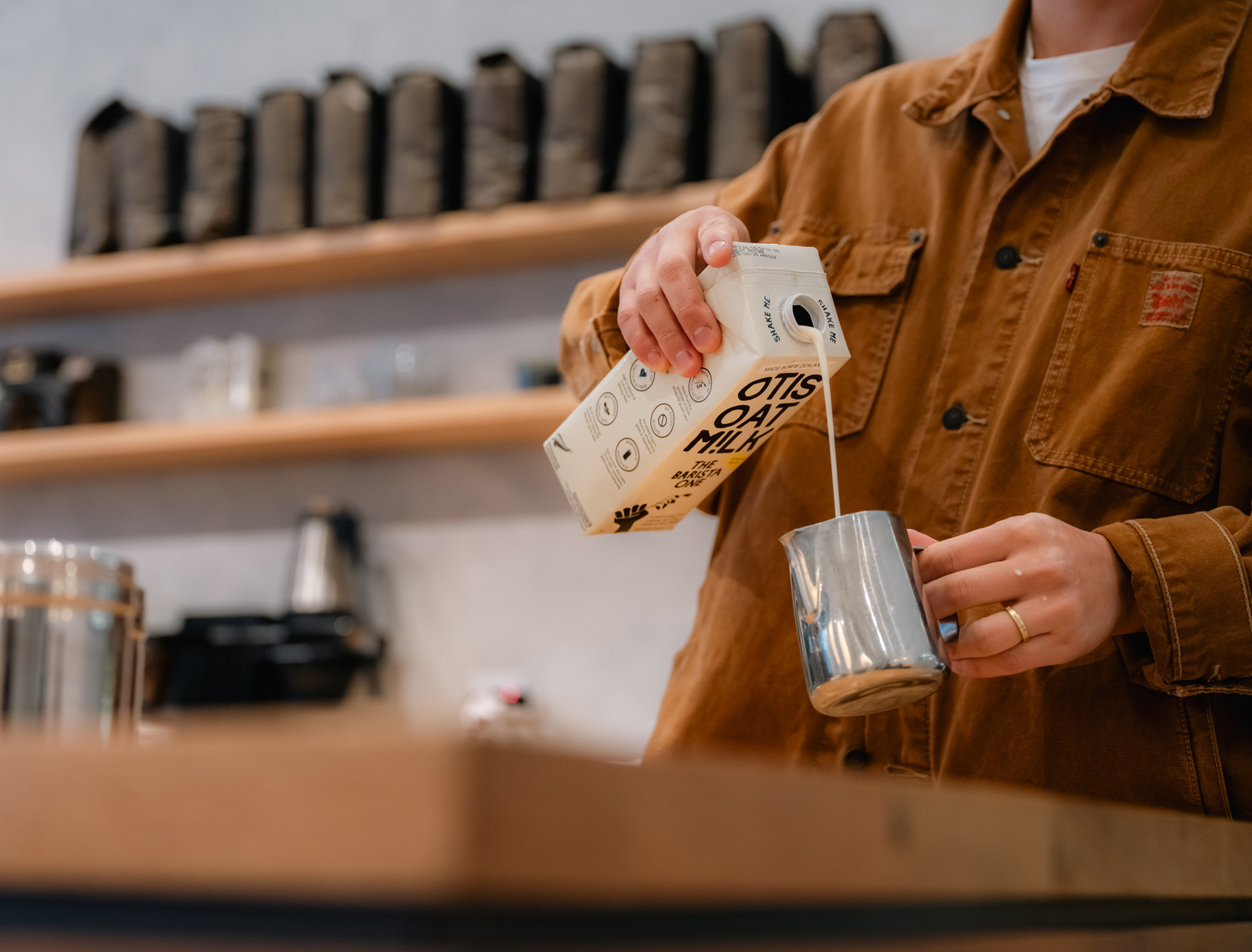 Commercial photography, barista