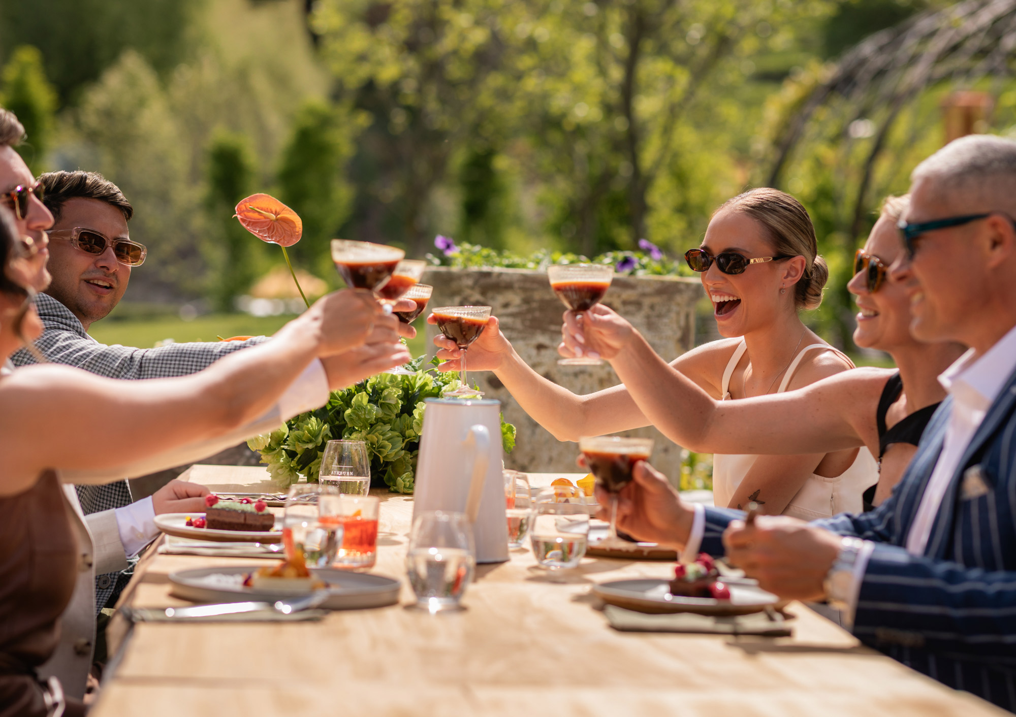 Professional photograph of a table with food, Queenstown NZ