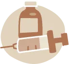 Icon of injectable medicine