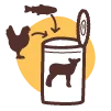 Icon of food contaminates