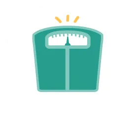 Icon of weight scales