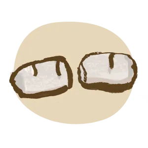 Icon of white cat poo