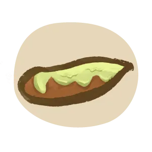 Icon of cat poo with mucus