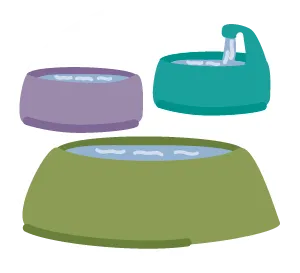 Icon of multiple water sources