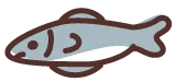 Sardine fish icon