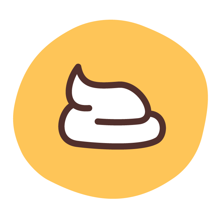 Healthy stool icon