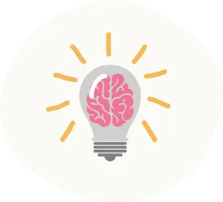 an icon representing increased cognitive ability 