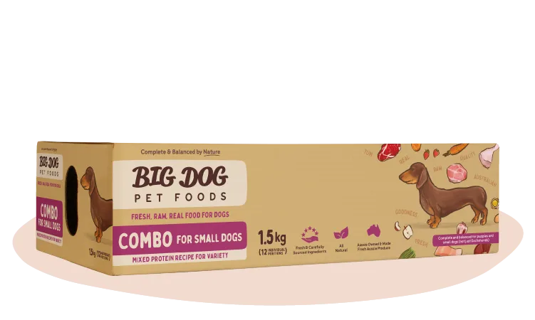 Combo Raw Dog Food for Small Dogs
