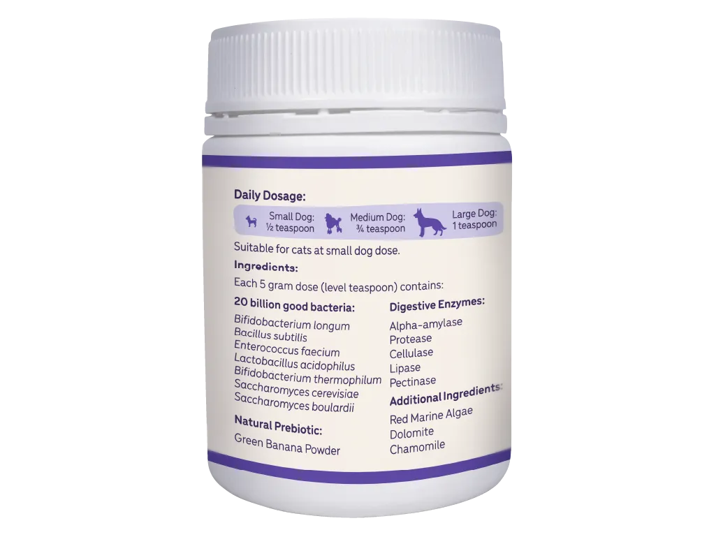 The right side of the Stress and Anxiety probiotic jar.