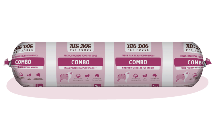 Combo Raw Dog Food Bulk Roll 