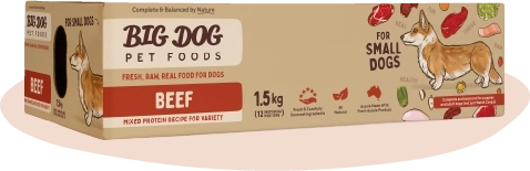 Beef for Small Dogs by Big Dog Pet Foods