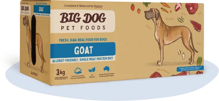 Allergy-friendly, single meat protein diet - Goat by Big Dog Pet Foods