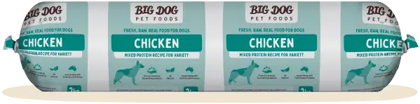 Big Dog 3kg Chicken bulk roll