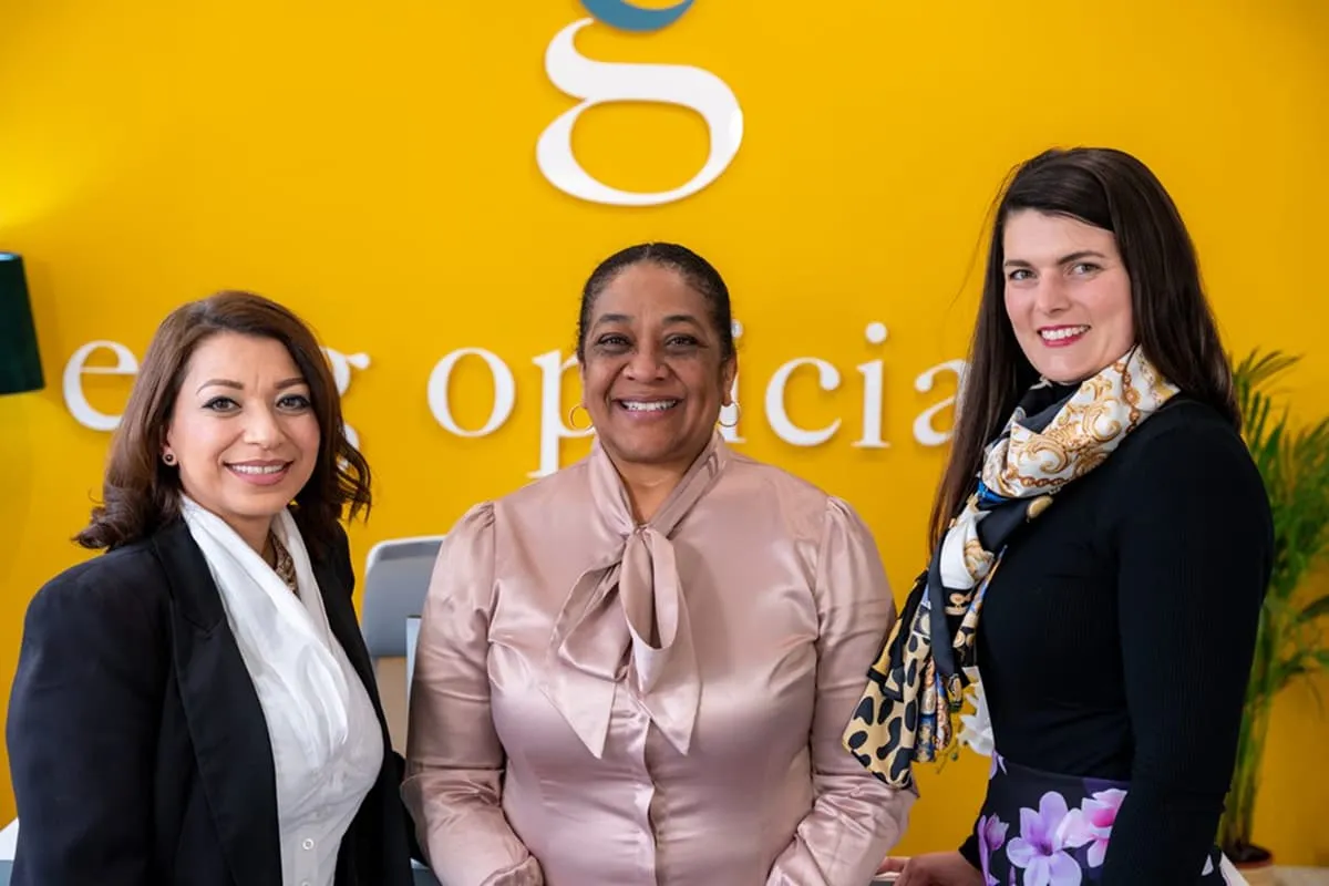 E&G Opticians team caring for patients