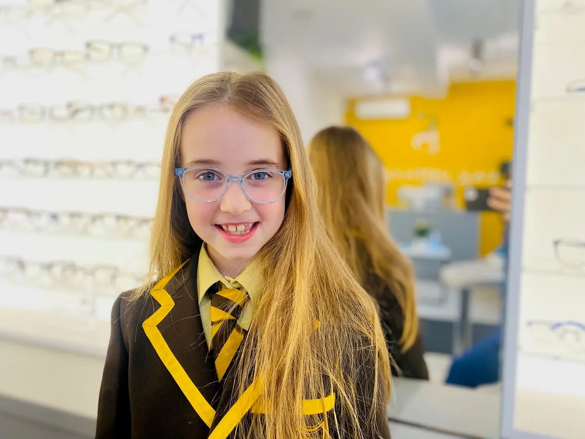 Patient consultation at E&G Opticians