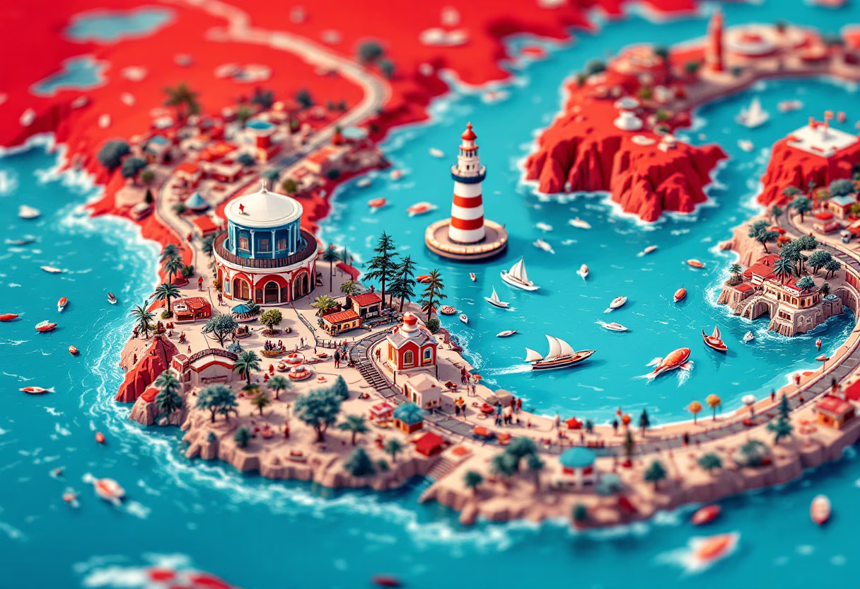 image of location map (for a seafood restaurant)