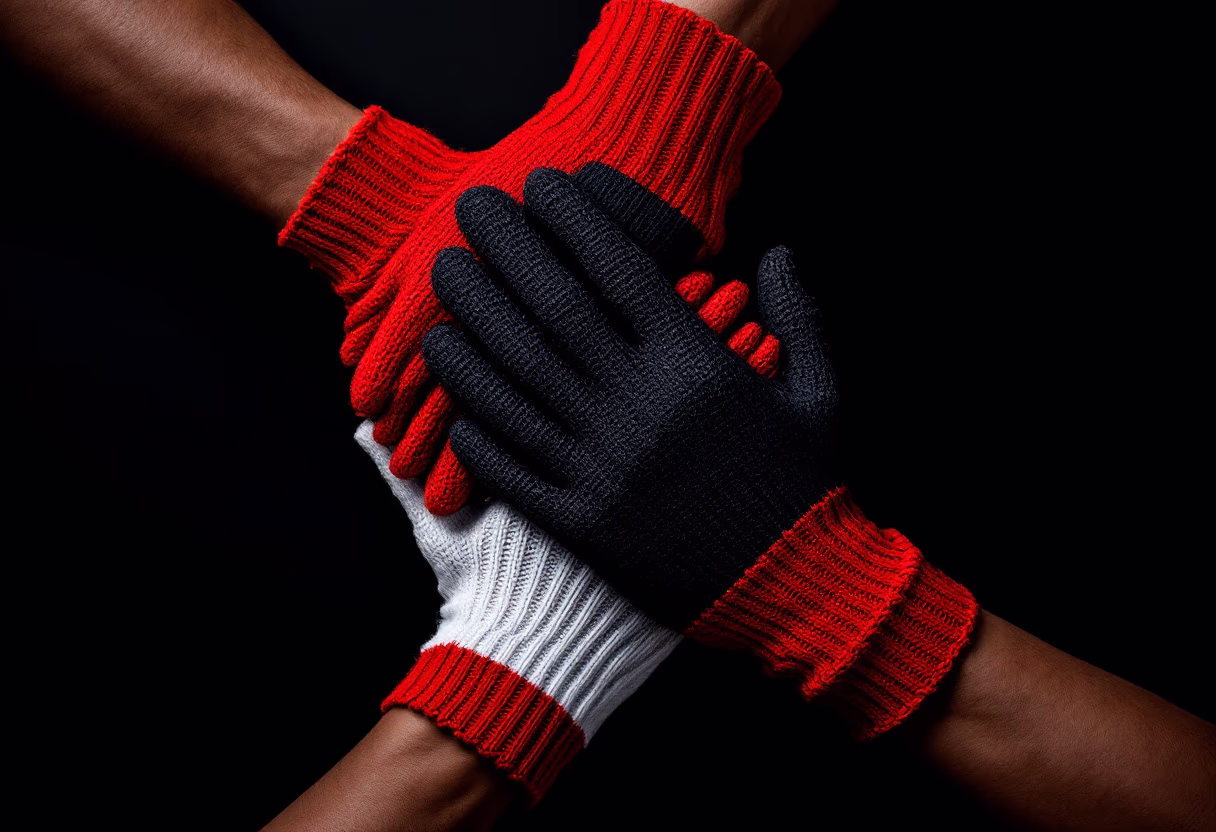 [background image] image of hands working together