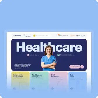 Healthcare website design and development services riyadh, ksa
