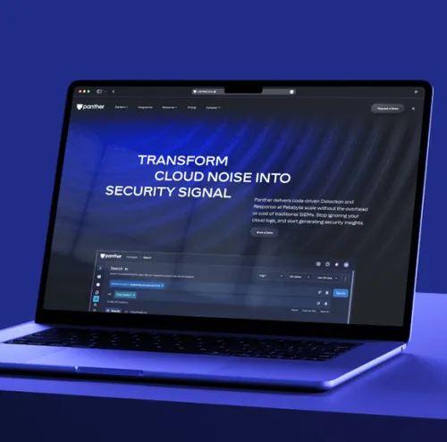 Panther: UI/UX Design for Cybersecurity Website
