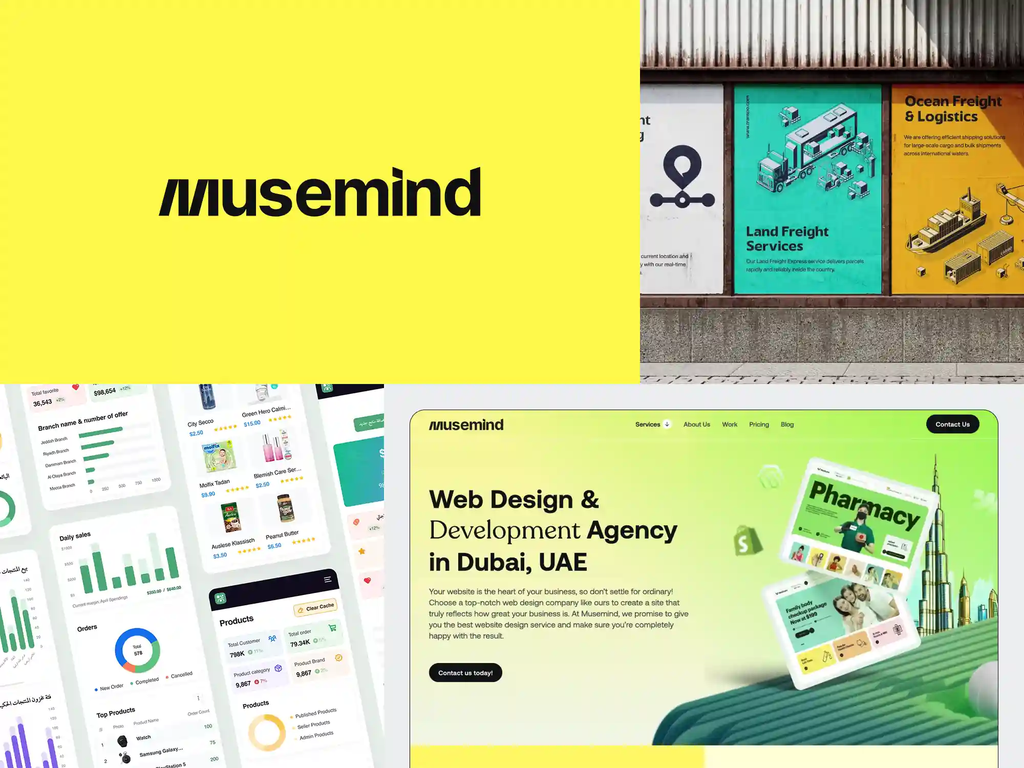 Musemind - Top  Web Design and Branding Agency in Dubai