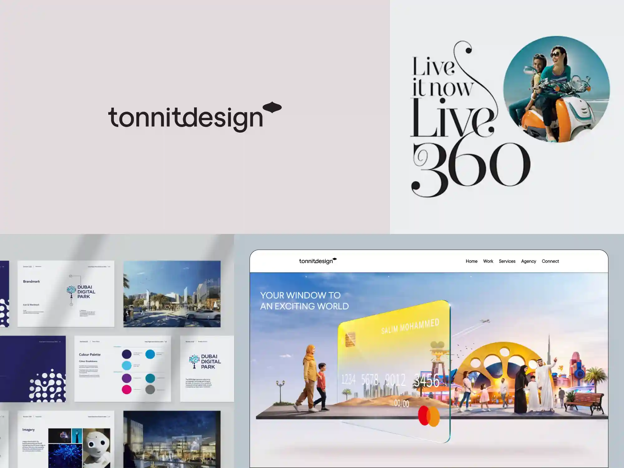 Screenshot of Tonnit Design Website