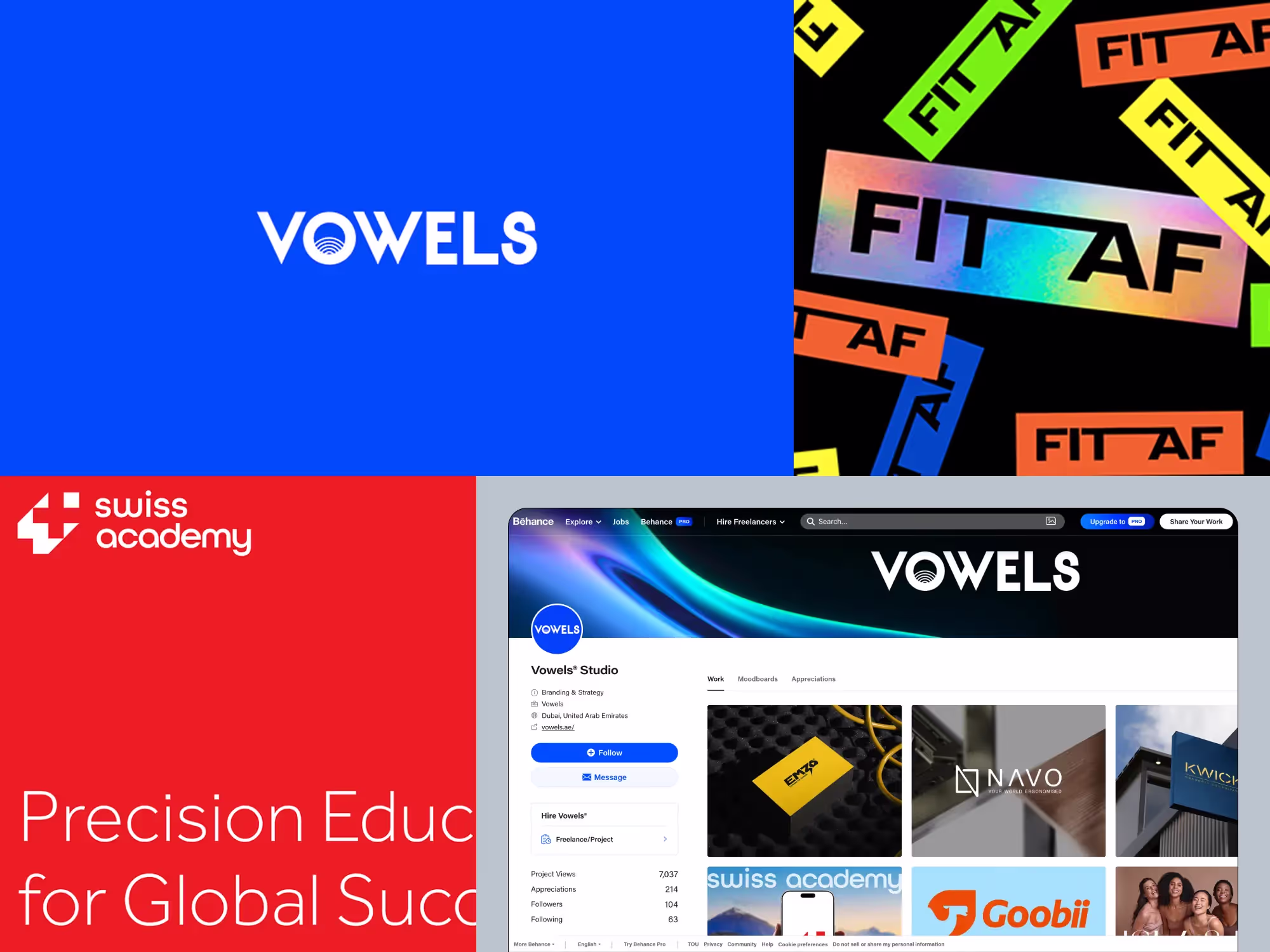 Screenshot of Vowels website