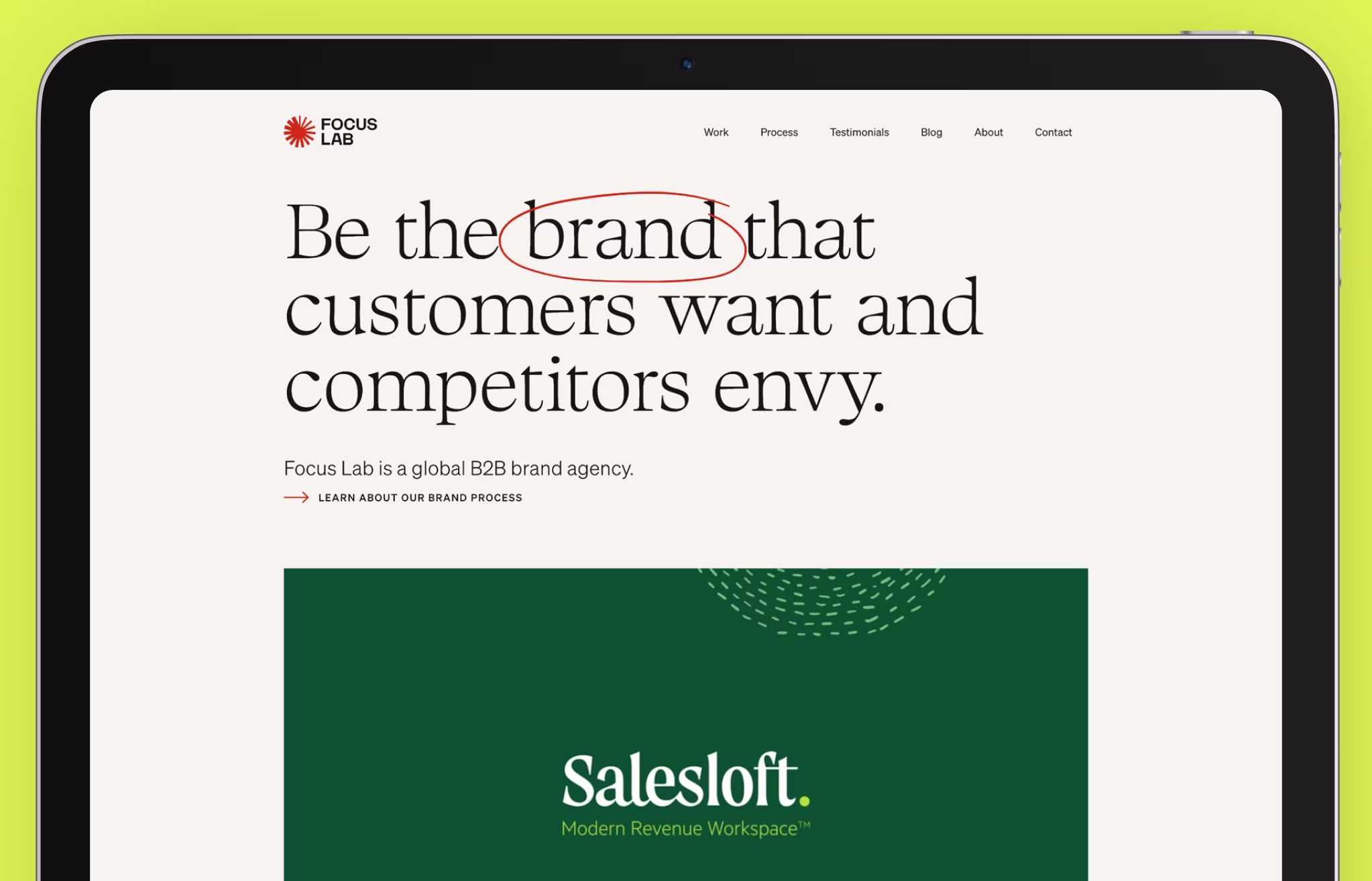 focus lab brand strategy agency