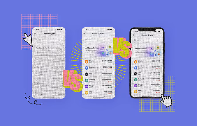 wireframe vs mockup vs prototype