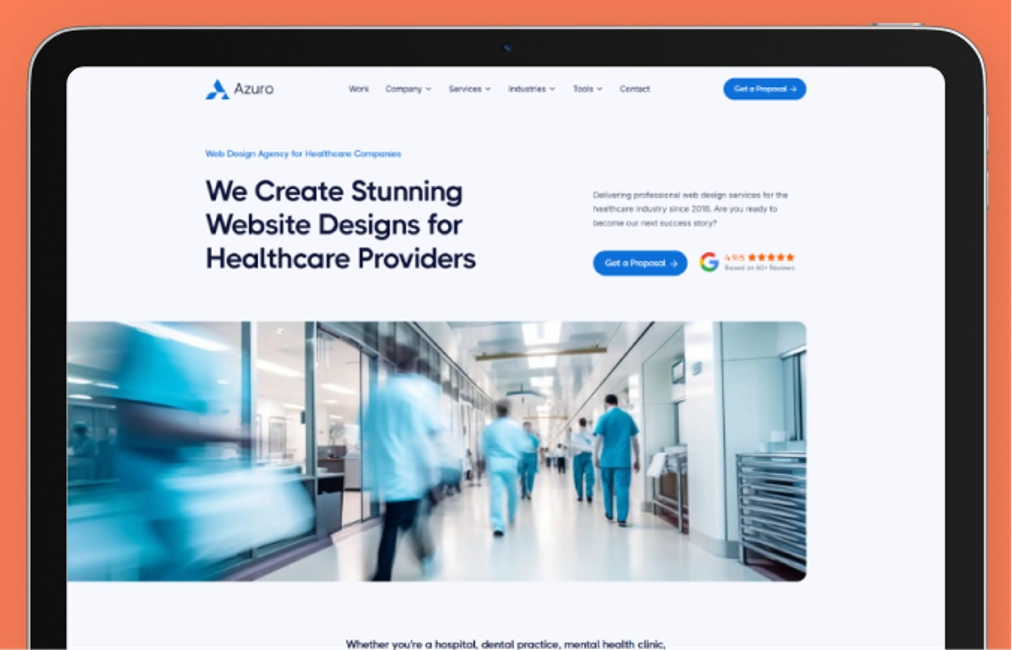 Trusted healthcare web design agency