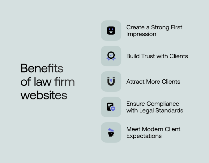 Benefits of law firm websites
