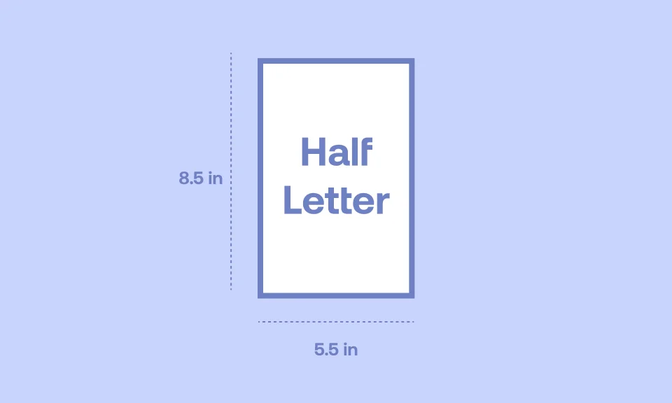 Half Letter Size Brochure