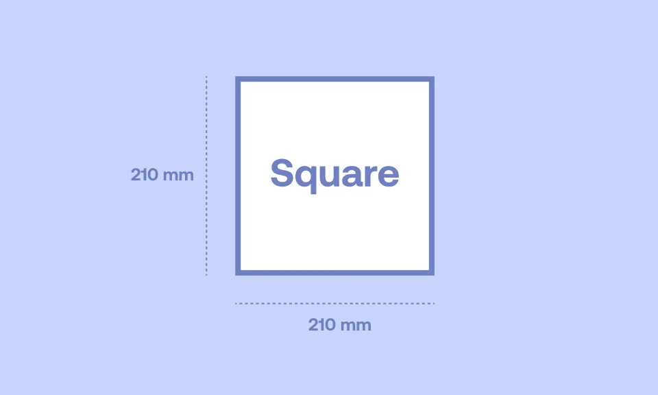 Square Size Brochure International Standard
