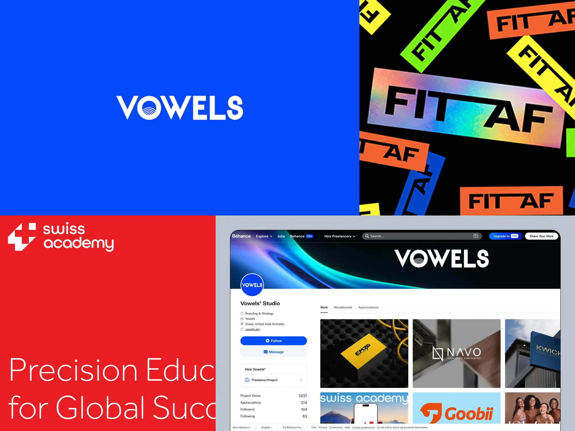 Screenshot of Vowels website