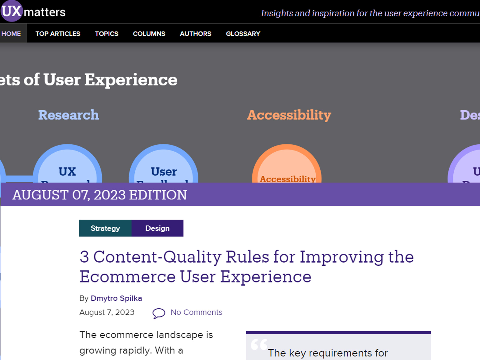 smashing magazine ux