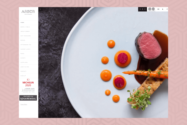 Vertical Sidebar Navigation Menu