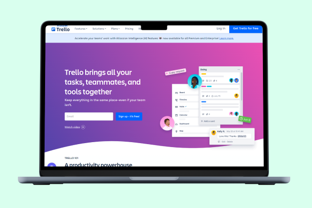 Trello website ux design