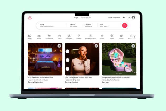 airbnb website ux design