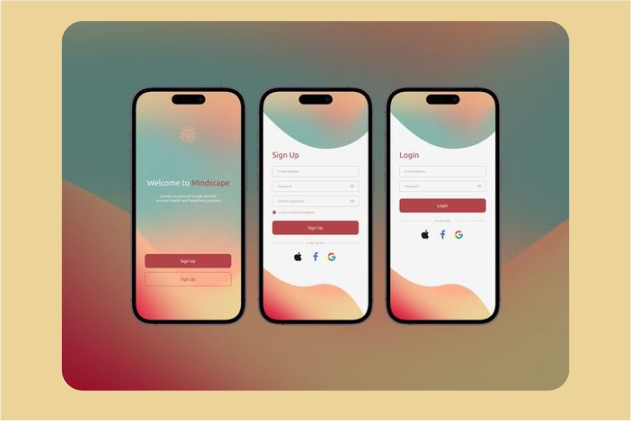 Meditation App Wireframe