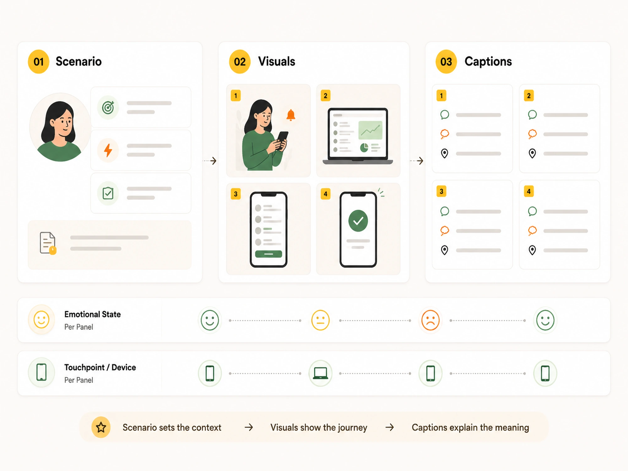 core elements of ux storyboard