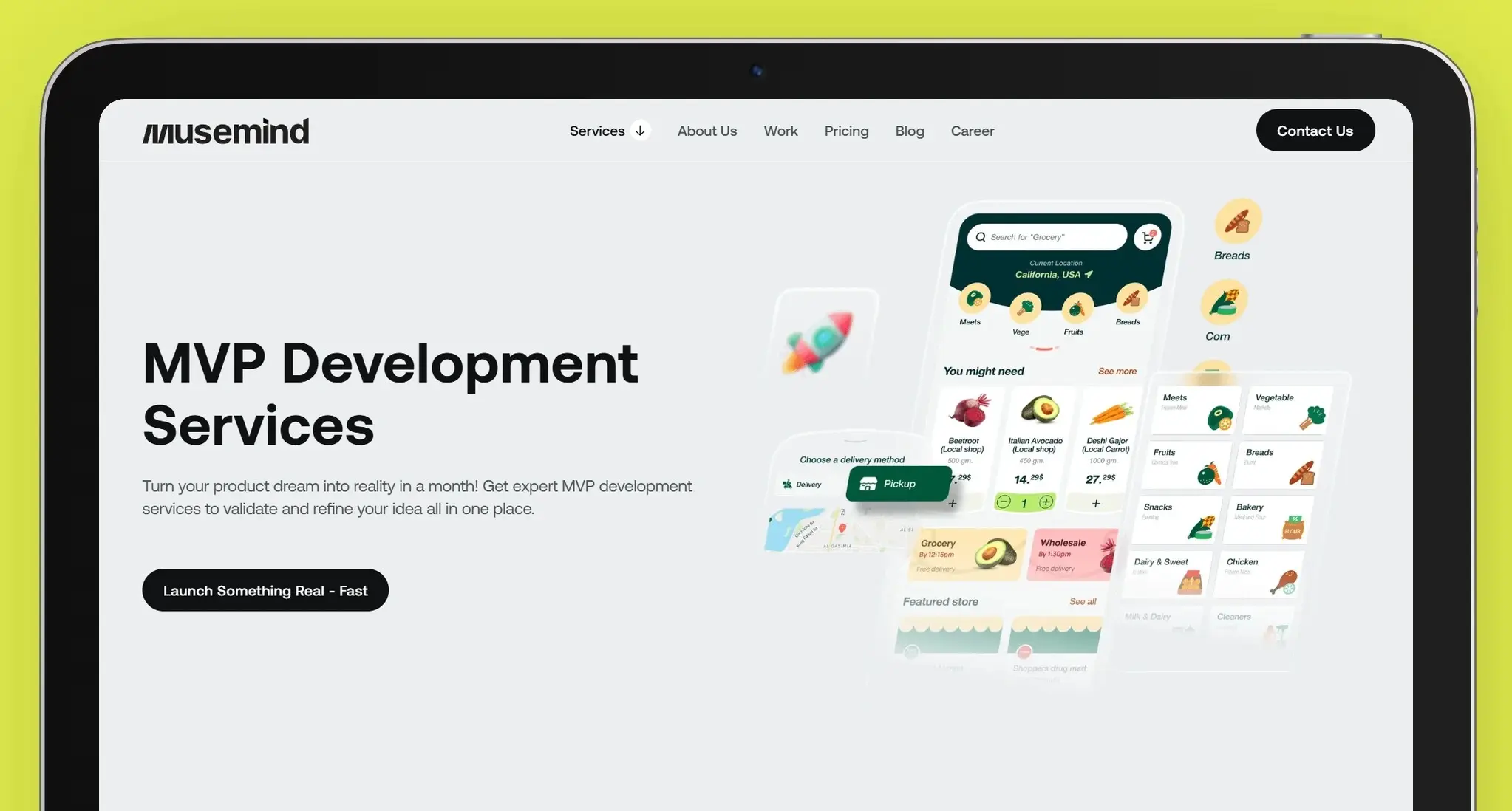 musemind mvp development