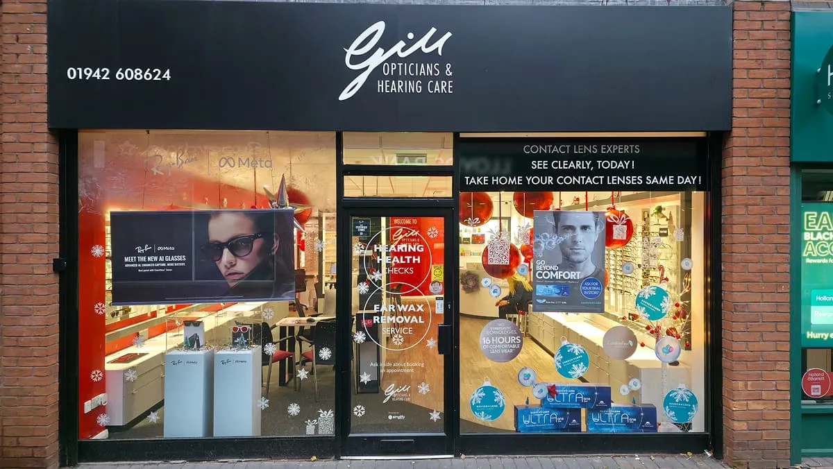 Gill Opticians storefront exterior